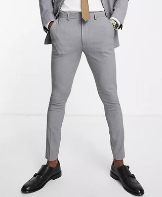 ASOS DESIGN super skinny suit trousers in grey