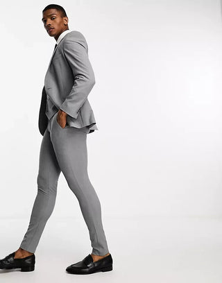 ASOS DESIGN super skinny suit trousers in grey