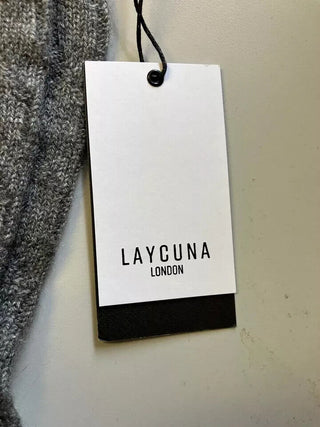 Laycuna of London grey wool socks