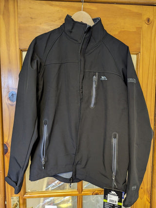 Trespass Mens Accelerator II Waterproof Softshell Jacket with Removable Hood B