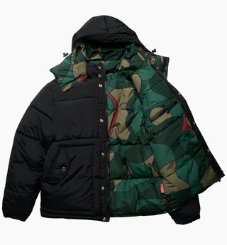 By Parra trees in wind puffer jacket black