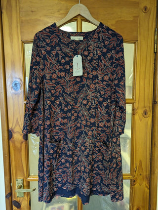 Sea Salt Cornwall Womens Dress Floral Print UK 16