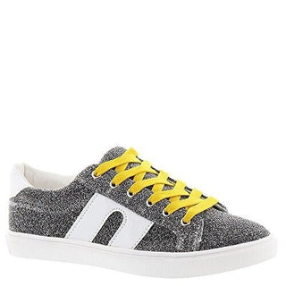 Steve Madden Women's 'SM1' Fashion Sneaker, Silver/Multi, UK 8.5