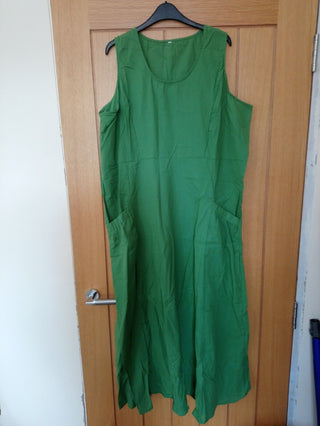 Ladies Green Maxi Dress