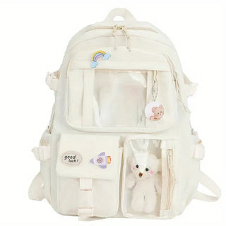 Kids Kawaii Backpack - Cream