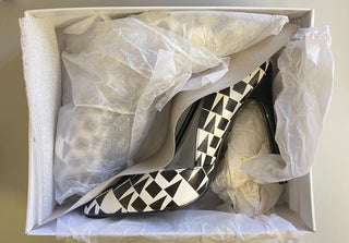 Steve Madden Stiletto 'Wileen' Black and White High Heels UK 7