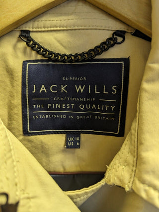 Jack Wills Cream Trenchcoat Cream UK10