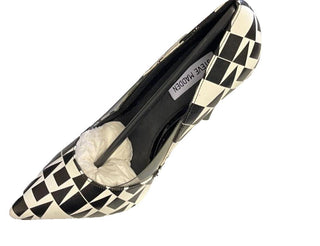 Steve Madden Stiletto 'Wileen' Black and White High Heels UK 6.5