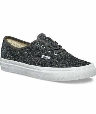 Vans 'Authentic' Lurex Glitter Black - Toddlers Size UK 6