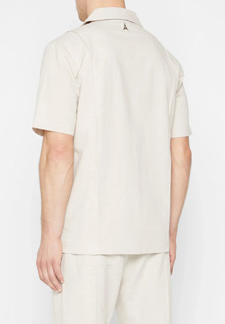 Maniere De Voir Linen Pintuck Shirt