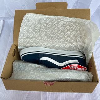 Vans 'Old Skool' Suede - Blue & White Trainers UK 3