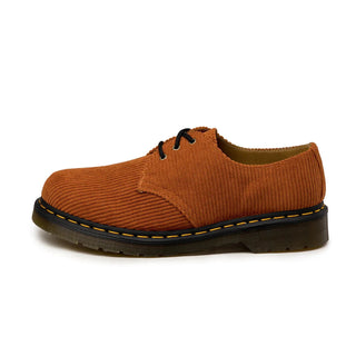 DR. MARTENS 1461 3-Eye Shoe Rust Tan Duchess Corduroy