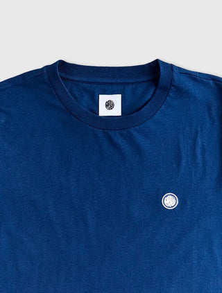 Pretty Green Waterfall Stripe Sleeve Tshirt Navy