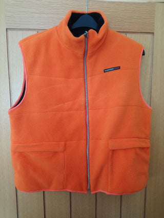 Vintage Valentino Sport Orange Fleece Vest