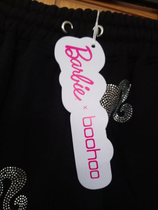 Boohoo x Barbie All Over Diamante Jogger Short