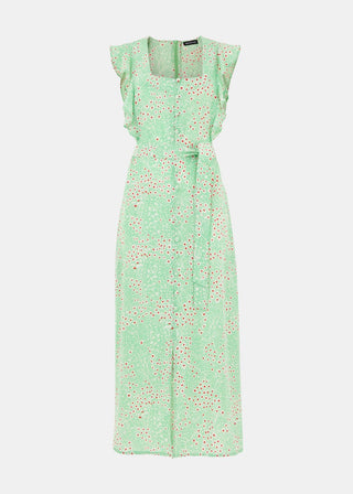 Whistles Sophie Daisy Meadow Midi Dress - Size 14