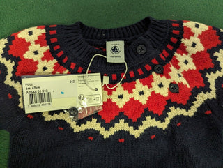 Petite Bateau Wool Knit Jumper 6 Months