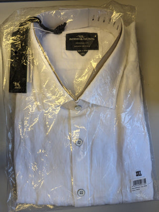 Rodd&Gunn Waiheke Shirt - Snow white XXXL