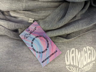 Damaged Collective Daily Reminder Hoodie - Grey L