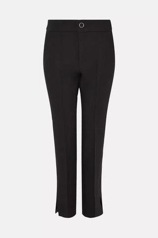 Oasis Premium Slim Leg Side Detail Trouser - Black uk8