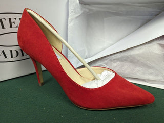 Steve Madden 'Rachhell' Red Suede Heels UK 8.5