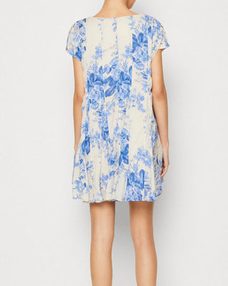 Free People SULLY Day dress - White/Blue Pattern  M