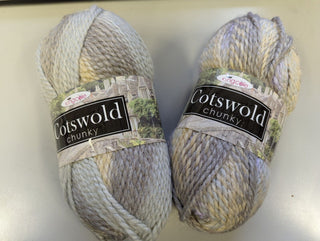 2x King Cole Cotswold Chunky 100g - 2383 Stroud