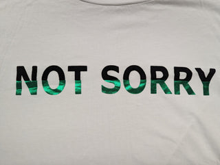 Mango 'Not Sorry' T-Shirt - White L