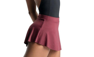 Capezio Curved Pull on Skirt - Burgundy XL