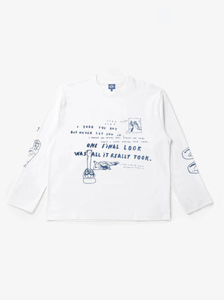 SCRT Storylines Longsleeve T-Shirt - White S