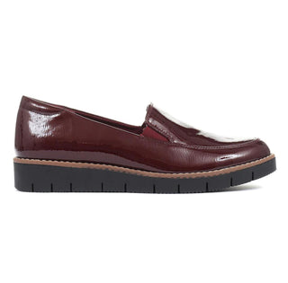 Pavers Slip-On Shoes for Women - Burgundy uk3