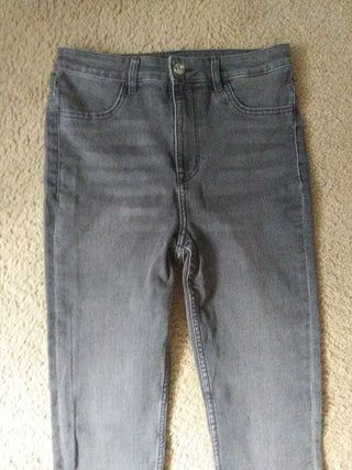 H&M Black High Waist Jeans Size | UK14 EU42