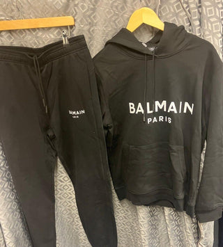 Balmain Men's Printed tracksuit Black M