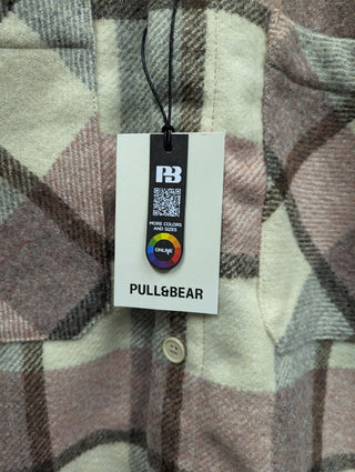 Pull & Bear Shirt EUR XL Check Relaxed Fit - XL