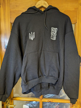 GoodBoyClub Hoodie with Design - Black L