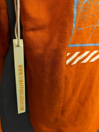 Sovereign state hoodie sweatshirt - Orange m (10/12yr)