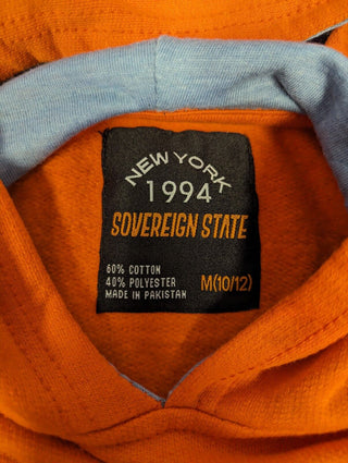 Sovereign state hoodie sweatshirt - Orange m (10/12yr)