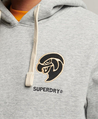 Superdry Vintage Collegiate Hoodie - Grey Marl L