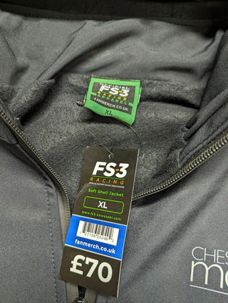 FS-3 Racing Soft Shell Jacket - Black XL