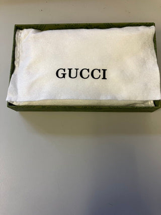 GUCCI Leather Gg Marmont Matelassé Coin Purse In Black