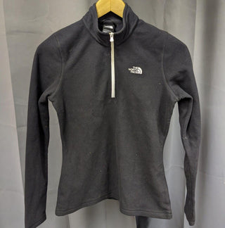 The North Face women's fleece Top Size S Glacier 1/4 Zip Black