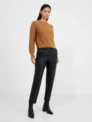 French Connection Connie Leather Trousers UK 10