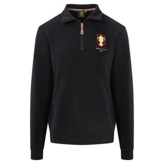 Rugby World Cup 2023 Mens Webb Ellis Quarter Zip Top - Black