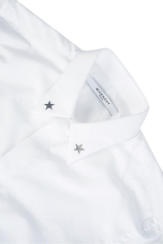 GIVENCHY Metal Star Collar Shirt - White 39