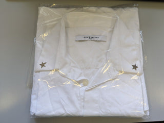 GIVENCHY Metal Star Collar Shirt - White 39