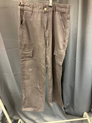 shein petite M brown Demin cargos