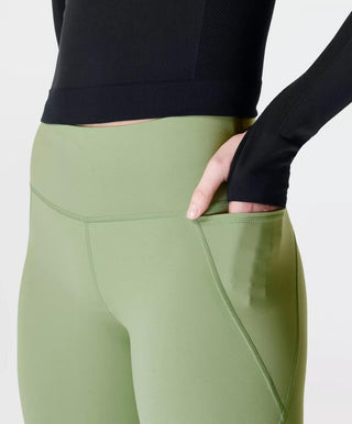 BNWT Sweaty Betty Power 7/8 Leggings in Shadow Green: Size S