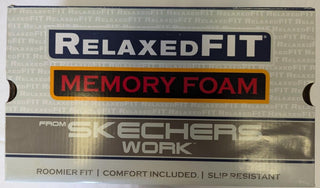 Skechers Relaxed Fit Memory Foam - Black - UK4