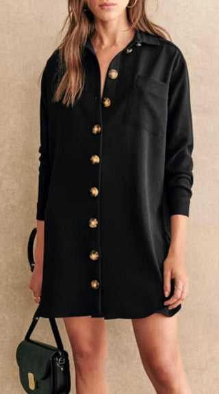 Sezane Robe Sadie Dress - Black - UK6