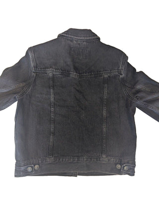 All Saints Black Denim Jacket UK 12